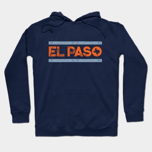 Retro El Paso, Texas // Vintage Hometown Texas El Paso Texan Pride Hoodie